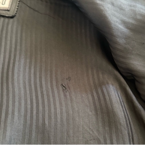 Vintage Siena Studio Women’s Black Genuine Leather Jacket with Gold Details - Picture 16 of 16